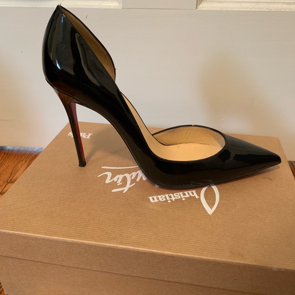 Black Patent ‘Iriza’ Christian Louboutin Heels
